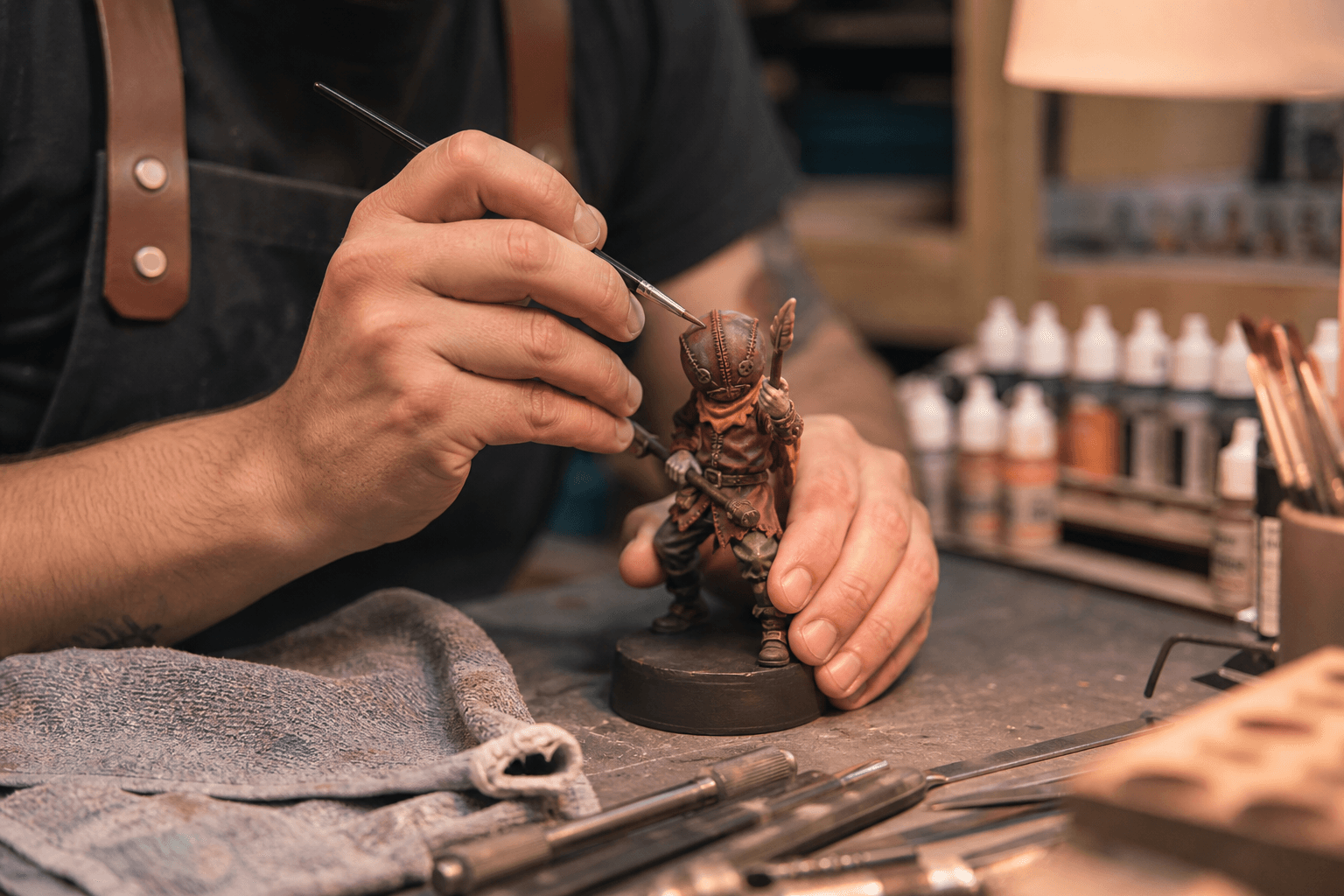 Processo de criação artesanal e impressão 3D